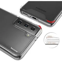 Чохол-накладка BeCover Space Case для Samsung Galaxy S22 SM-S901 Transparancy (708588) - мініатюра 4