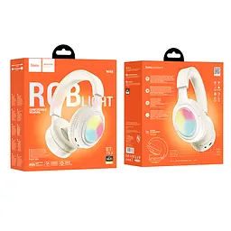 Навушники Bluetooth Hoco W48 Focus BT headphones White - мініатюра 2