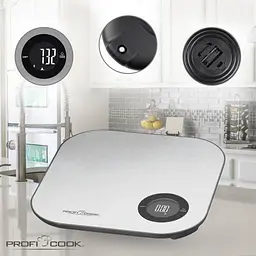 Ваги кухонні Bluetooth Profi Cook PC-KW 1158 BT - мініатюра 5