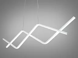 Стильна підвісна LED-люстра Diasha 6513WH