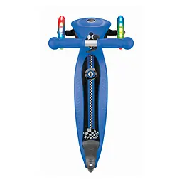 Самокат Globber Primo Foldable Fantasy Lights Перегони, з колесами, що світяться, до 50 кг, 3+, 3 колеса, синій - мініатюра 2