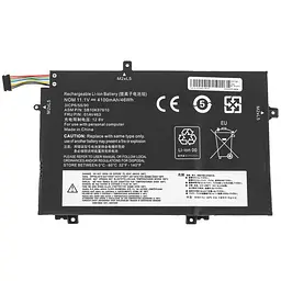 Акумулятор Lenovo L17M3P51 (ThinkPad Edge E480, E580, E490) 11.1V 45Wh Black (SB10K97607) - мініатюра 3
