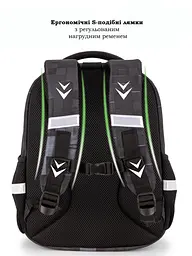 Ортопедичний шкільний рюкзак 6 в 1 для хлопчика School Standard 38х30х18 см Майнкрафт для молодших класів (170-56) - мініатюра 7