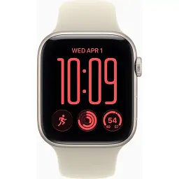 Смарт-годинник Apple Watch SE 3 2026 GPS + Cellular 40mm Starlight Aluminium Case with Sand Sport Band - S/M (MJLC4RK/A)