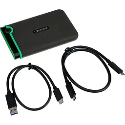 Зовнішній жорсткий диск Transcend 4TB USB 3.1 Type-C StoreJet 25M3C (TS4TSJ25M3C) (FFCRTR02077) - мініатюра 4