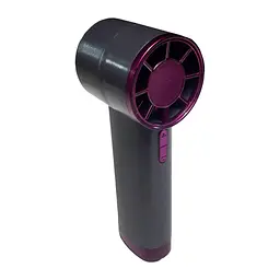 Ручний вентилятор Wuji Handheld Fan DS1013, 3,8 Вт, сіро-малиновий, акумуляторний мінівентилятор - мініатюра 3