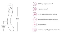 Осцилюючий смарт вібратор для точки G Lovense Osci 2 Lovense SO4088 90459 - мініатюра 2