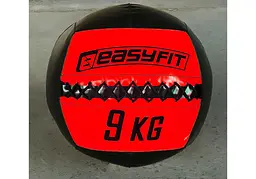 Медичний м'яч EasyFit Wall Ball медбол, волбол 9 кг (EF-WB-09) - мініатюра 2