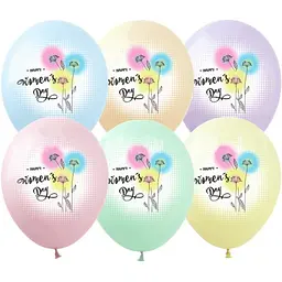 Шарик 12" (30см) Happy Women's Day 0006-274 поштучно