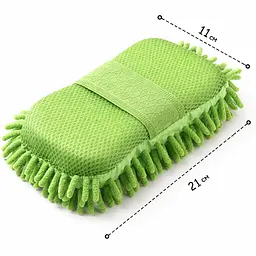 Щітка-губка "Макарони" для миття авто 21 см × 12 см AGM11 EcoKraft (6900514220724) - мініатюра 5