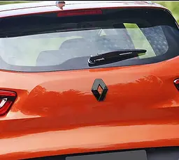 Емблема багажника Renault чорна 87х110 мм пластик (на скотчі) - мініатюра 4