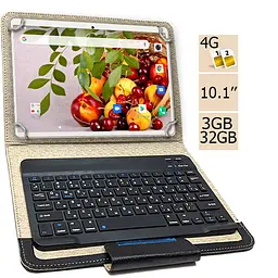 Планшет-телефон Adronix S 232 LTE 2/32 Gold + Чохол із Bluetooth клавіатурою - мініатюра 2
