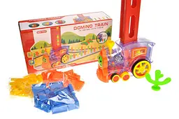 Іграшковий поїзд автоматичний доміно Domino Train YXY955-1A в коробці р.26,5х8х14см