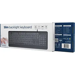 Клавіатура Gembird KB-UML-04-CYRL Black (KB-UML-04-CYRL) - мініатюра 4