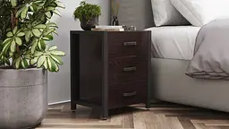 Тумба універсальна Ferrum-decor Вів'єн 3 50x41x40 чорний ДСП Венге 16мм (FRD-106193) - мініатюра 7