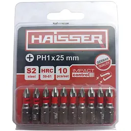 Біта Haisser PH1x25 мм 10 шт. (81373)