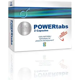 Таблетки для потенції Power tabs Nordmax, 2 капсули