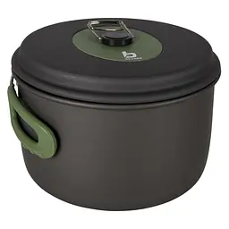 Набір посуду Bo-Camp Explorer 3 Pieces Hard Anodized Grey/Green (2200239) - мініатюра 6