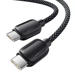 Кабель Essager Breeze USB Type-C - USB Type-C (M/M), 100W, 2 м Black (EXCTT1-WLA01-P) - миниатюра 3