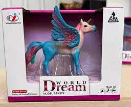 Фігурка крилатого єдинорога Dino Toys синій, 15×7,5×12 см - мініатюра 2