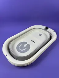 Ванночка дитяча складна Bimbo 0751-36 Розмір 76х47*21см, клапан зливу, розкладні ніжки, електронний датчик температури, матрац - мініатюра 5
