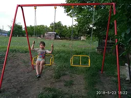 Гойдалки двомісні на ланцюгах, для всієї сім'ї. - мініатюра 6
