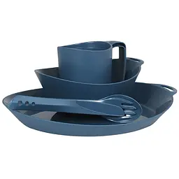 Набір посуду Lifeventure Ellipse Camping Tableware Set Темно-синій
