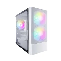 Корпус 1stPlayer X4-M-WH-2F1P-W-1F1-W White без БП (X4-M-WH-2F1P-W-1F1-W)