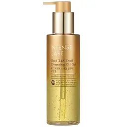 Гель для обличчя Tony Moly Intense Care Gold 24k Snail Cleansing з муцином равлика та золотом 190 мл