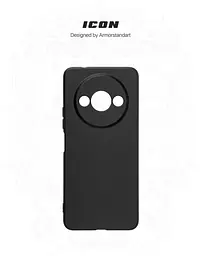 Чехол ArmorStandart ICON для Xiaomi Redmi A3 Camera cover Black (ARM78512) - мініатюра 3