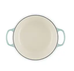 Каструля із кришкою Le Creuset Signature Cast Iron Round Casserole 21177207174430 20 см 2.4 л морська сіль - мініатюра 4