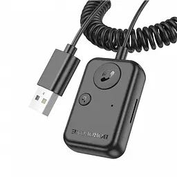 Автомобільний FM модулятор трансмітер з Bluetooth в машину V5.3 Borofone BC49 June USB - мініатюра 2