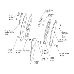 Ніж Hightron Mini Ventura, D2, G10, чорний, чорний stonewash клинок (HK05BLKBS) - мініатюра 8