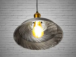 Світильник підвісний Diasha 6857-270-BK-SV Loft, E27, висота 107 см, діаметр 27 см, метал, для кухні та їдальні - мініатюра 4