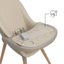Стільчик для годування 2 в 1 Kinderkraft Fini Up Beige (KHFINIUPBEG0000) - мініатюра 2