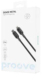 Кабель Proove Dense Metal Type-C to Lightning 27W (1m) black (CCDM27002101) - мініатюра 5