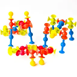 Конструктор Fat Brain Toys Mini Squigz з присосок 75 шт. (F107ML) - мініатюра 3