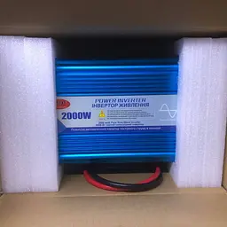 Перетворювач напруги Power Inverter Wimpex WX-2100 UPS з зарядкою інвертор чиста синусоїда LED дисплей 12 Вт 220 Вт Синій 2000 Вт - мініатюра 5