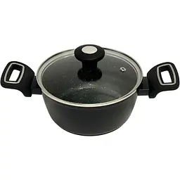 Жаровня Krauzer Titanium Line з кришкою 16 см 1.2 л (78114) - мініатюра 3