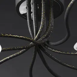 Люстра стельова Brille E14 40W BK (LK-285C/8) - мініатюра 12