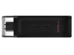 Флеш накопичувач USB 256Gb DataTraveler 70, Black Kingston teh0021078 - мініатюра 2