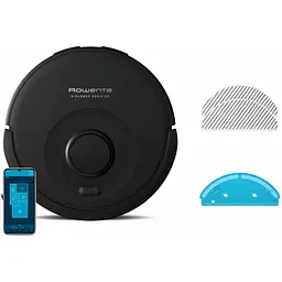 Робот-пилосос Rowenta X-Plorer Serie 85 миючий чорний (RR87C5WH) - мініатюра 2