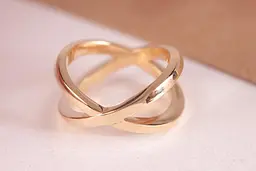 Каблучка з жовтого золота K-0037