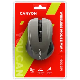 Миша Canyon CNE-CMSW1G Сірий - мініатюра 3