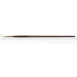 Пензель синтетика кругла Snow 1098R № 1 довга ручка Kolos
