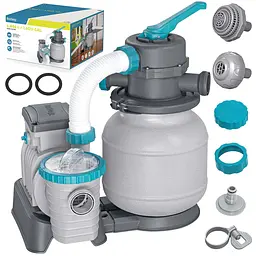 Піщаний насос Bestway 58497, фільтраційна установка 6056 л/год для басейну