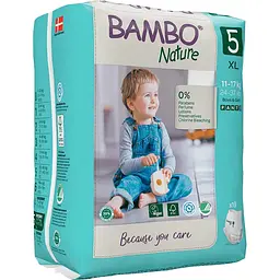 ЕКО Підгузки-трусики Bambo Nature Pants 5 (11-17 кг), 19 шт. Bambo Nature (19258)