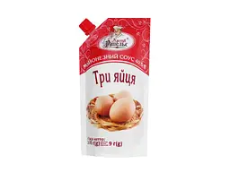 Майонезний соус КУХАР РІШЕЛЬЄ ТРИ ЯЙЦЯ 300г д/п 40,5%