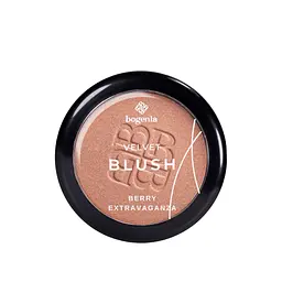 Рум'яна для обличчя Bogenia Blush компактні №004 шиммерні Glossiness Berry Extravaganza