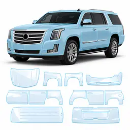 Антигравійна захисна бронеплівка за лекалами для Cadillac Escalade IV 2015-2020 - повний кузов